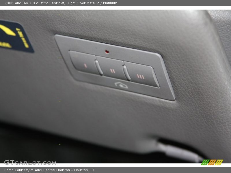 Light Silver Metallic / Platinum 2006 Audi A4 3.0 quattro Cabriolet