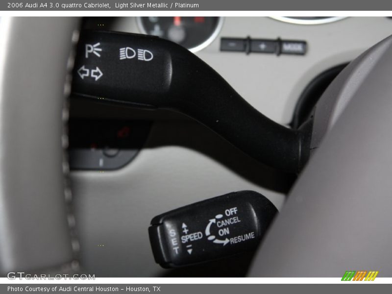 Light Silver Metallic / Platinum 2006 Audi A4 3.0 quattro Cabriolet