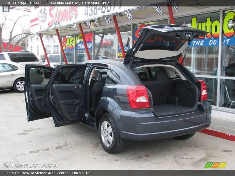 Steel Blue Metallic / Dark Slate Gray 2008 Dodge Caliber SE
