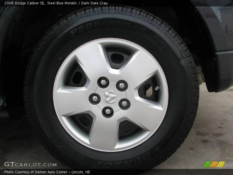 Steel Blue Metallic / Dark Slate Gray 2008 Dodge Caliber SE