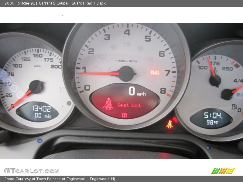 Guards Red / Black 2006 Porsche 911 Carrera S Coupe