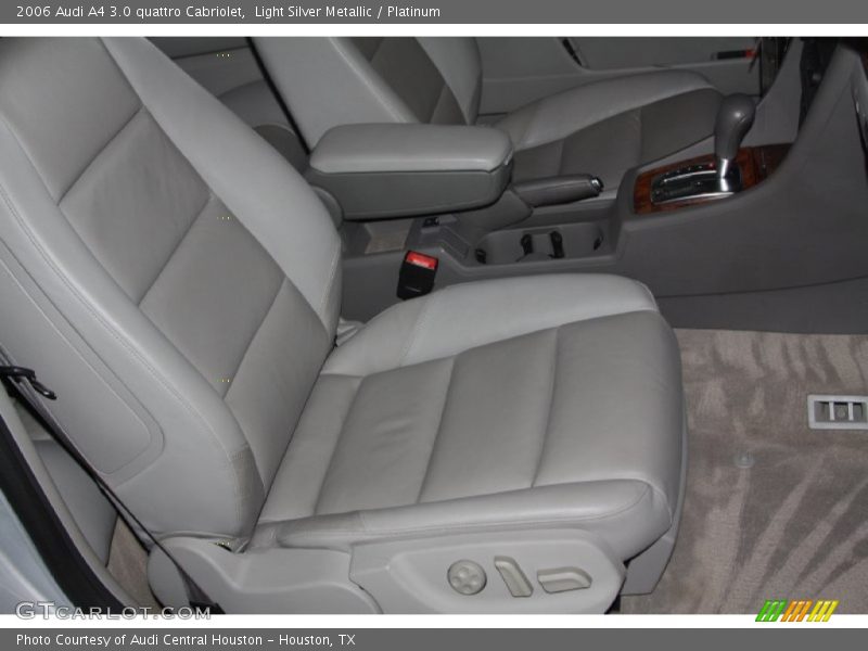 Light Silver Metallic / Platinum 2006 Audi A4 3.0 quattro Cabriolet