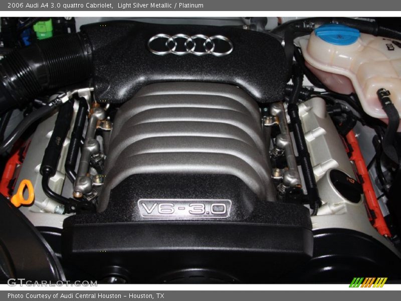 Light Silver Metallic / Platinum 2006 Audi A4 3.0 quattro Cabriolet