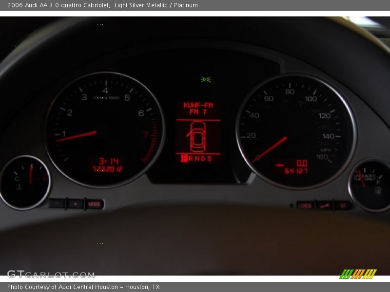 Light Silver Metallic / Platinum 2006 Audi A4 3.0 quattro Cabriolet