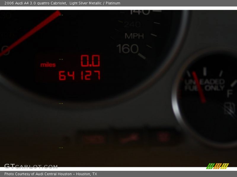 Light Silver Metallic / Platinum 2006 Audi A4 3.0 quattro Cabriolet