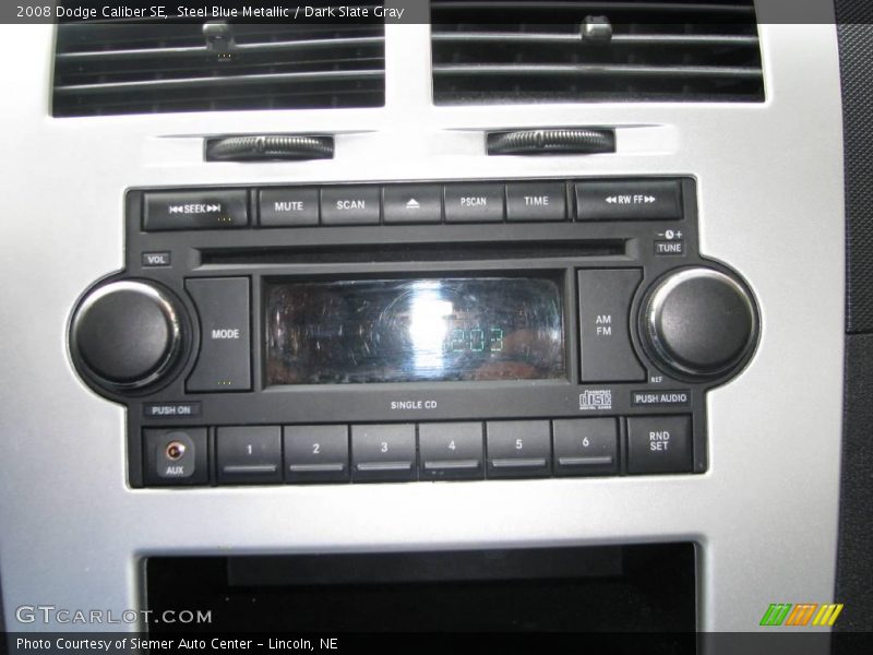 Steel Blue Metallic / Dark Slate Gray 2008 Dodge Caliber SE