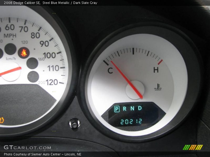 Steel Blue Metallic / Dark Slate Gray 2008 Dodge Caliber SE