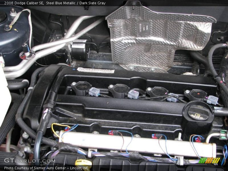 Steel Blue Metallic / Dark Slate Gray 2008 Dodge Caliber SE