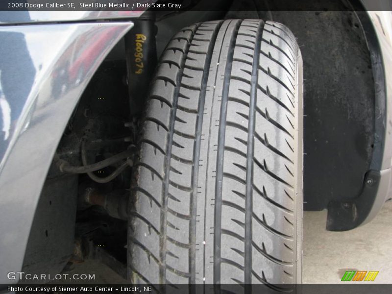 Steel Blue Metallic / Dark Slate Gray 2008 Dodge Caliber SE
