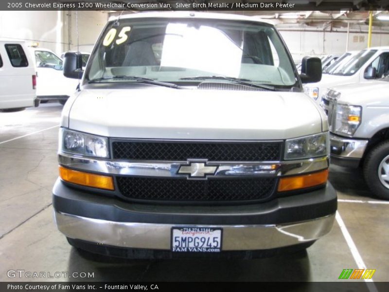 Silver Birch Metallic / Medium Dark Pewter 2005 Chevrolet Express 1500 Wheelchair Conversion Van