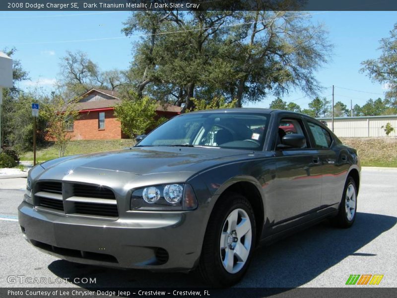Dark Titanium Metallic / Dark Slate Gray 2008 Dodge Charger SE