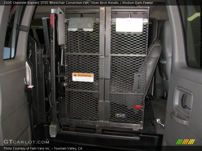 Silver Birch Metallic / Medium Dark Pewter 2005 Chevrolet Express 1500 Wheelchair Conversion Van
