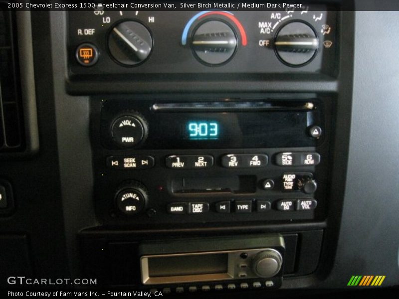 Silver Birch Metallic / Medium Dark Pewter 2005 Chevrolet Express 1500 Wheelchair Conversion Van