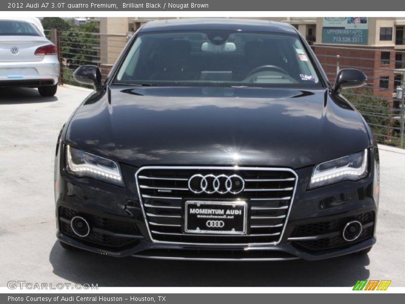 Brilliant Black / Nougat Brown 2012 Audi A7 3.0T quattro Premium