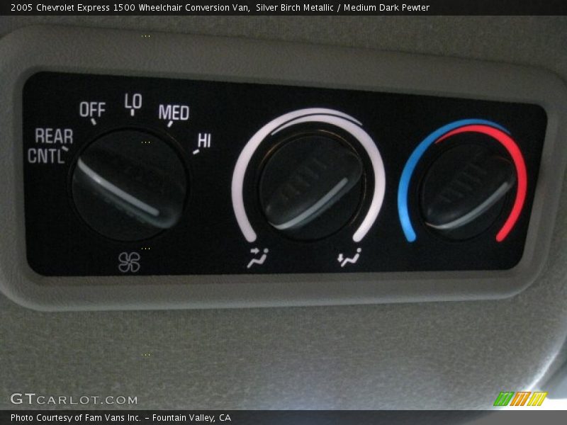 Silver Birch Metallic / Medium Dark Pewter 2005 Chevrolet Express 1500 Wheelchair Conversion Van