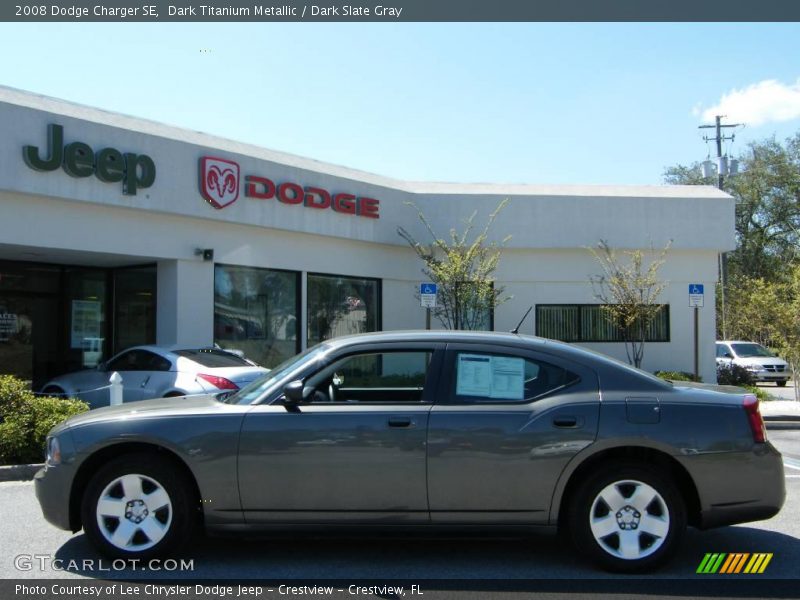 Dark Titanium Metallic / Dark Slate Gray 2008 Dodge Charger SE