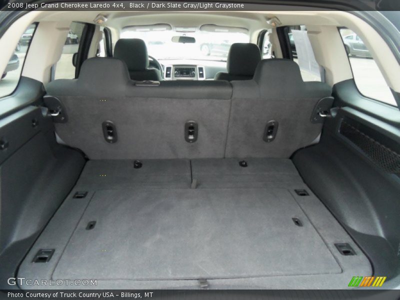 Black / Dark Slate Gray/Light Graystone 2008 Jeep Grand Cherokee Laredo 4x4
