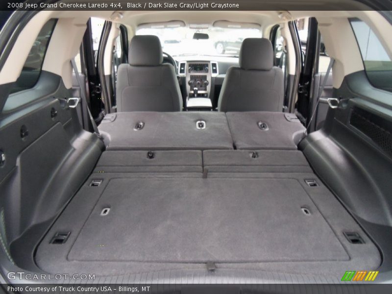 Black / Dark Slate Gray/Light Graystone 2008 Jeep Grand Cherokee Laredo 4x4