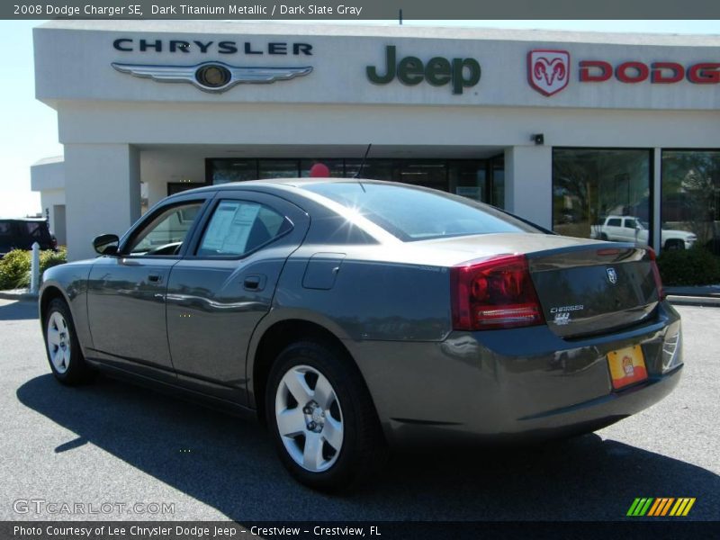 Dark Titanium Metallic / Dark Slate Gray 2008 Dodge Charger SE