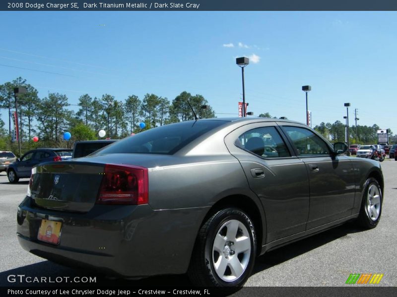 Dark Titanium Metallic / Dark Slate Gray 2008 Dodge Charger SE