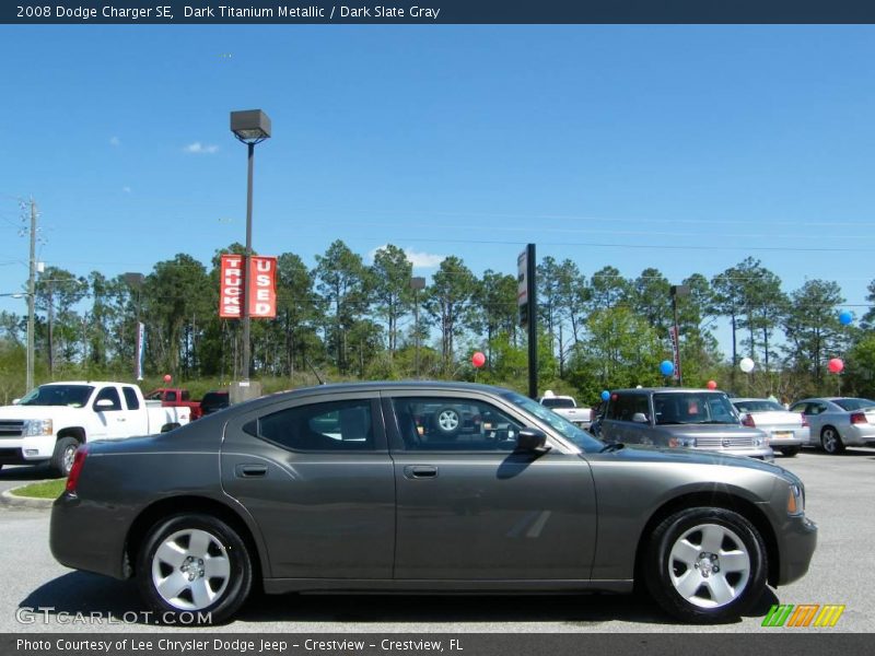 Dark Titanium Metallic / Dark Slate Gray 2008 Dodge Charger SE