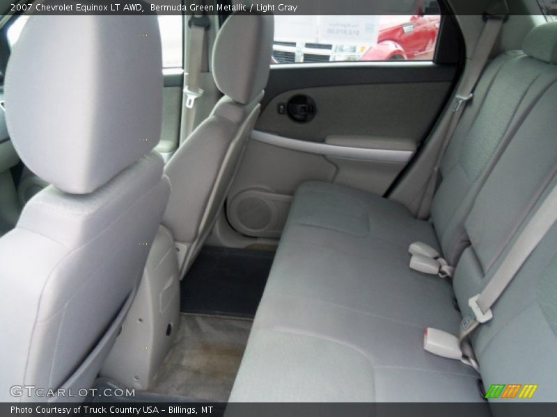 Bermuda Green Metallic / Light Gray 2007 Chevrolet Equinox LT AWD