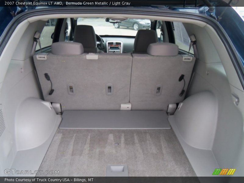 Bermuda Green Metallic / Light Gray 2007 Chevrolet Equinox LT AWD