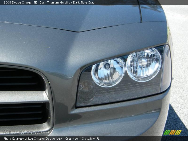 Dark Titanium Metallic / Dark Slate Gray 2008 Dodge Charger SE