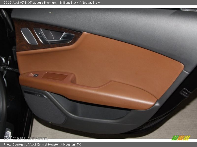 Brilliant Black / Nougat Brown 2012 Audi A7 3.0T quattro Premium
