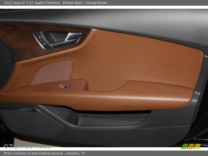 Brilliant Black / Nougat Brown 2012 Audi A7 3.0T quattro Premium