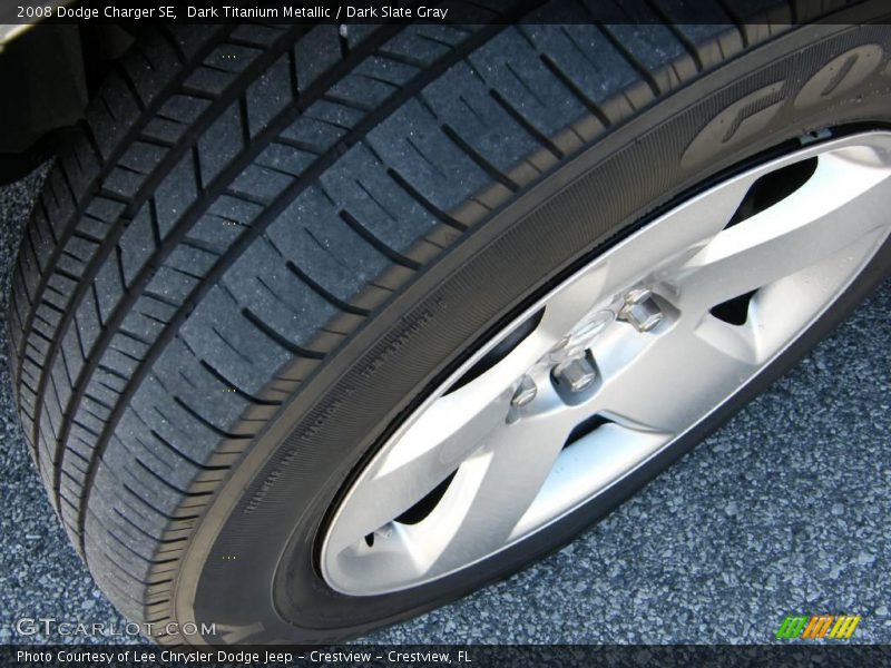 Dark Titanium Metallic / Dark Slate Gray 2008 Dodge Charger SE