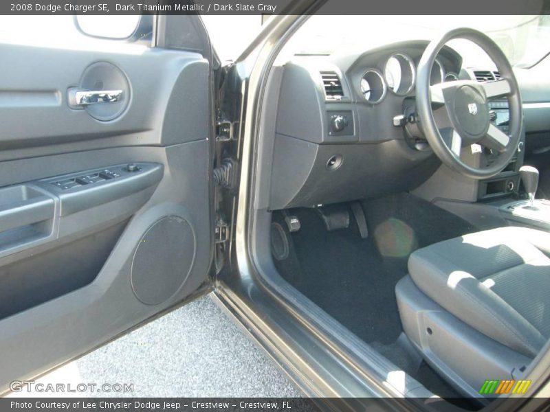 Dark Titanium Metallic / Dark Slate Gray 2008 Dodge Charger SE