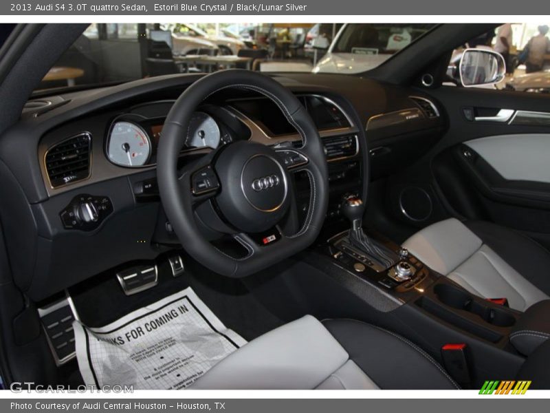 Black/Lunar Silver Interior - 2013 S4 3.0T quattro Sedan 