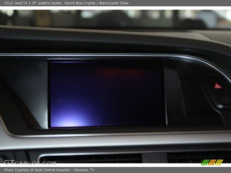 Estoril Blue Crystal / Black/Lunar Silver 2013 Audi S4 3.0T quattro Sedan