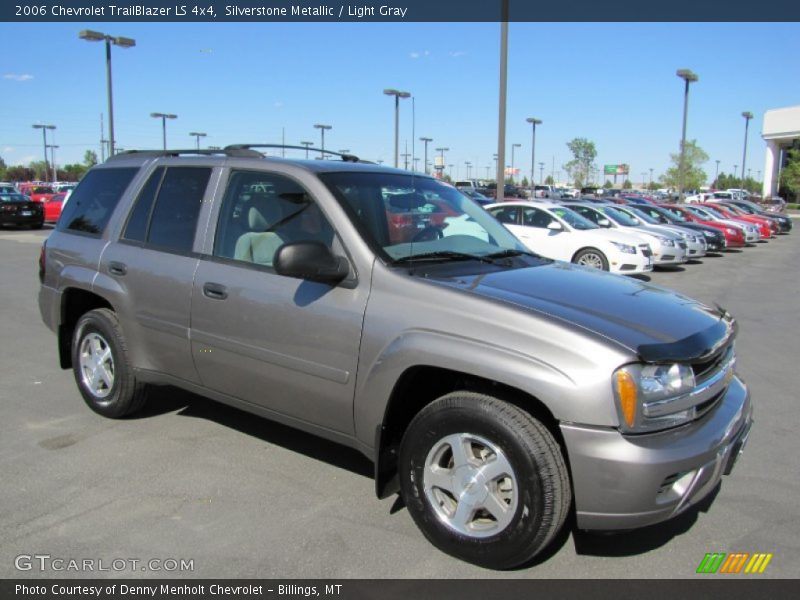 Silverstone Metallic / Light Gray 2006 Chevrolet TrailBlazer LS 4x4