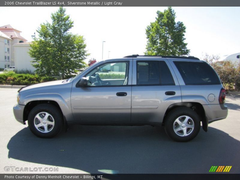 Silverstone Metallic / Light Gray 2006 Chevrolet TrailBlazer LS 4x4
