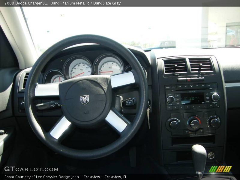 Dark Titanium Metallic / Dark Slate Gray 2008 Dodge Charger SE