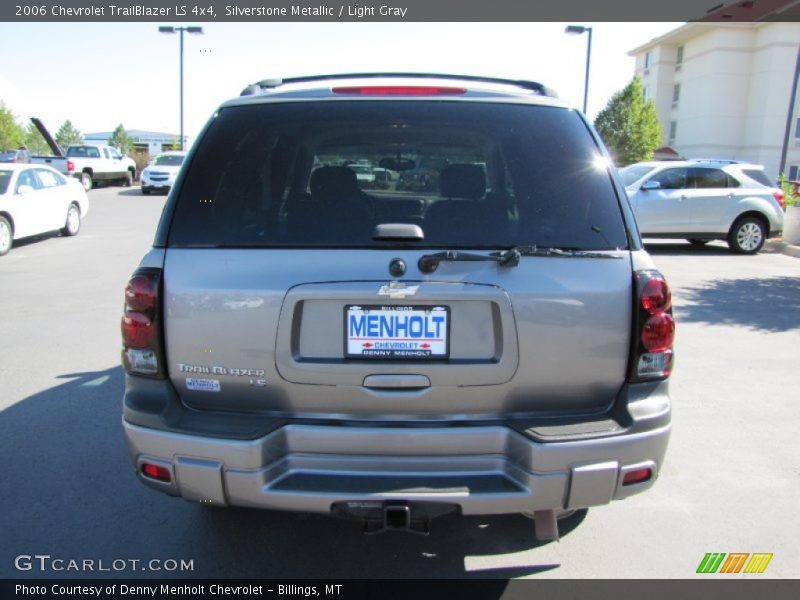 Silverstone Metallic / Light Gray 2006 Chevrolet TrailBlazer LS 4x4