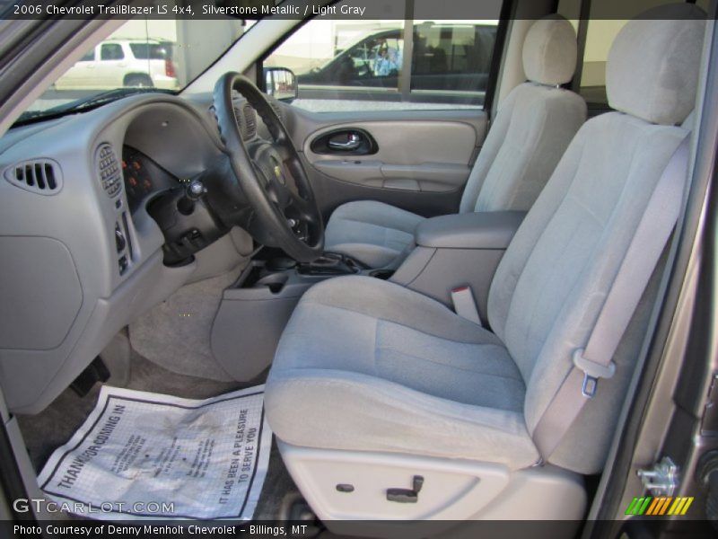 Silverstone Metallic / Light Gray 2006 Chevrolet TrailBlazer LS 4x4
