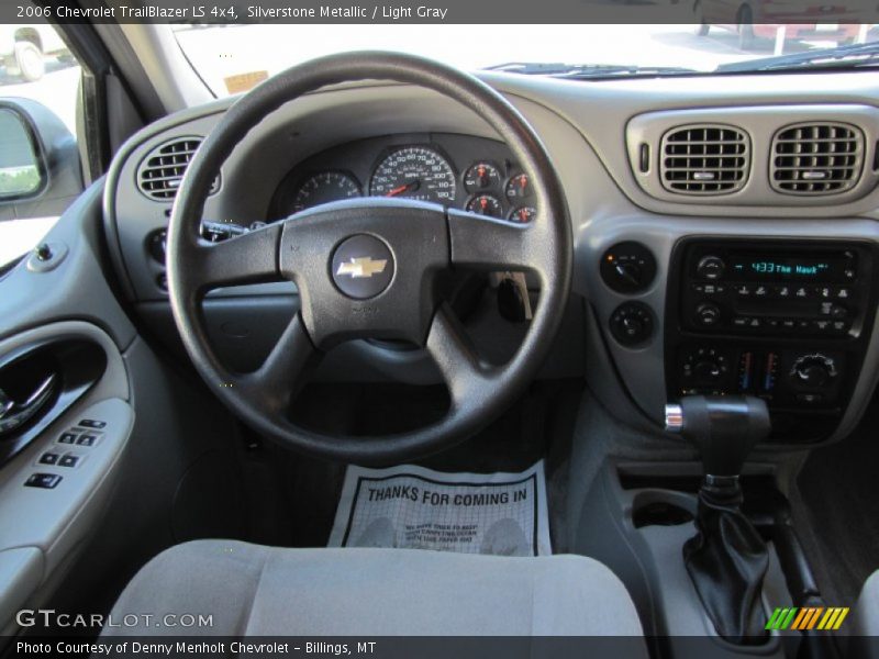 Silverstone Metallic / Light Gray 2006 Chevrolet TrailBlazer LS 4x4