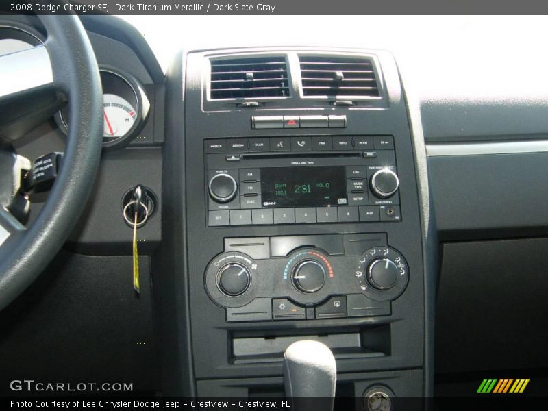 Dark Titanium Metallic / Dark Slate Gray 2008 Dodge Charger SE