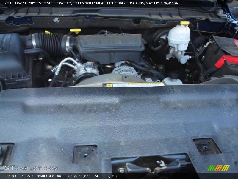 Deep Water Blue Pearl / Dark Slate Gray/Medium Graystone 2011 Dodge Ram 1500 SLT Crew Cab