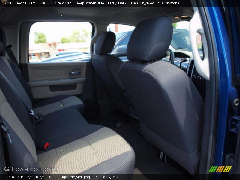 Deep Water Blue Pearl / Dark Slate Gray/Medium Graystone 2011 Dodge Ram 1500 SLT Crew Cab