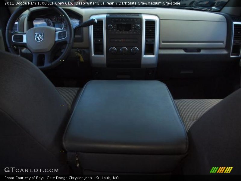 Deep Water Blue Pearl / Dark Slate Gray/Medium Graystone 2011 Dodge Ram 1500 SLT Crew Cab