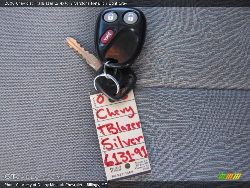 Silverstone Metallic / Light Gray 2006 Chevrolet TrailBlazer LS 4x4