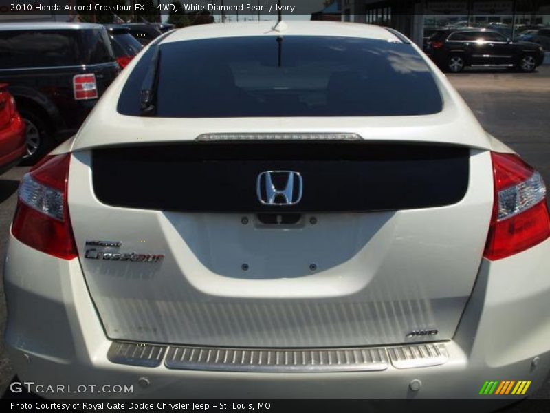 White Diamond Pearl / Ivory 2010 Honda Accord Crosstour EX-L 4WD