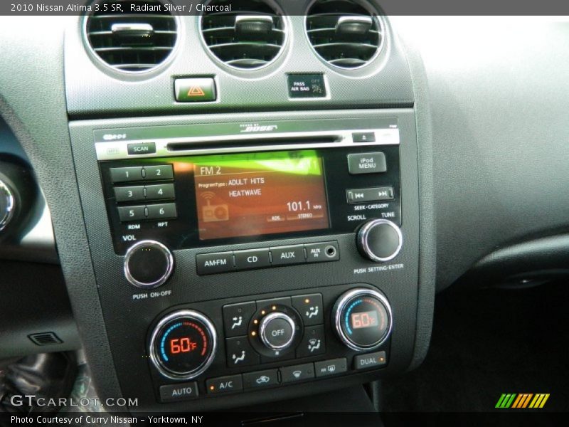 Controls of 2010 Altima 3.5 SR