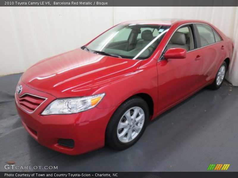 Barcelona Red Metallic / Bisque 2010 Toyota Camry LE V6