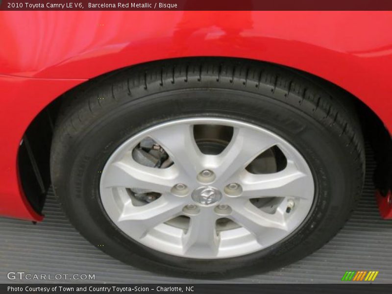 Barcelona Red Metallic / Bisque 2010 Toyota Camry LE V6