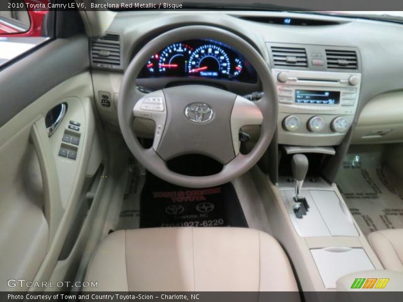 Barcelona Red Metallic / Bisque 2010 Toyota Camry LE V6